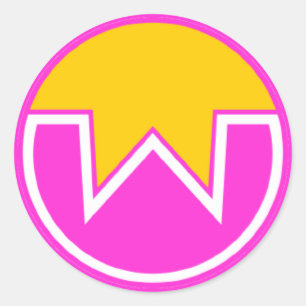 wownero classic round sticker