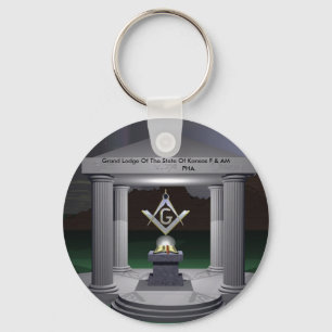 WP_3,  Grand Lodge Of The State Of Kansas F & A... Keychain