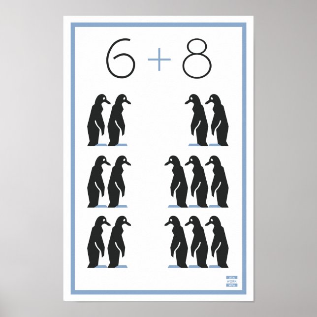 WPA 6+8 Penguins! Poster (Front)