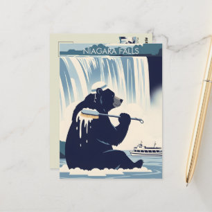 WPA Art Niagara Falls Postcard
