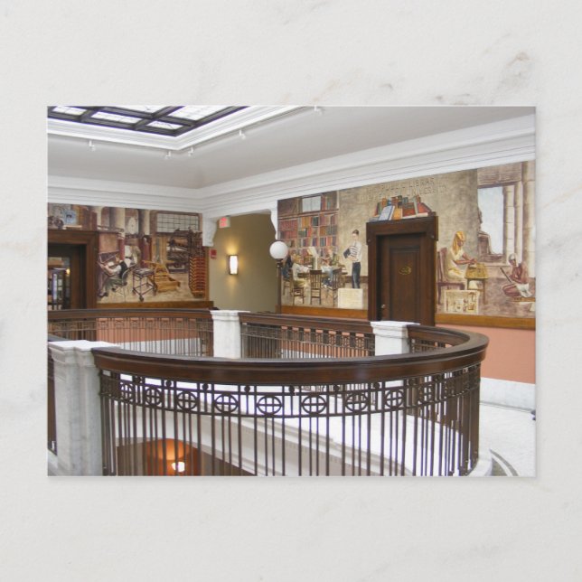 WPA Murals 11 ~ carte postale (Devant)