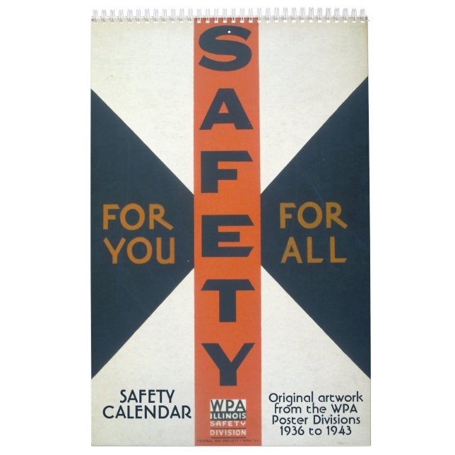 WPA Works Progress Administration Calendar (Cover)