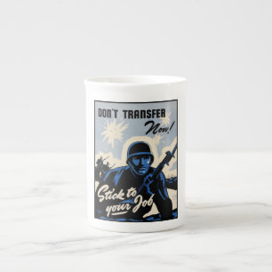 WPA WW2 Battlefield Beachhead Assault by Warriors Bone China Mug