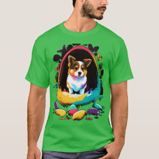 wpap colourful cute dog in egg 2 T-Shirt