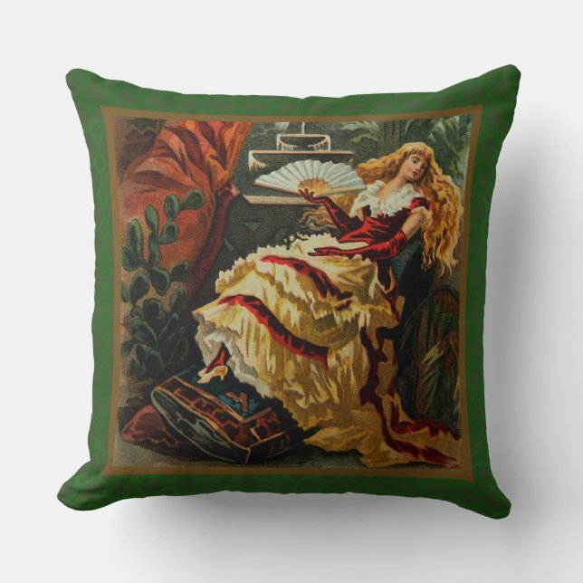 WQ PILLOW LG:  Relaxing at Twilight (Front)