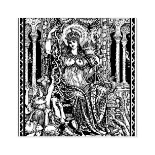 WQ RUBBER STAMP: Walter Crane Philotime Stamp