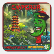 WQ STICKER LG : Étiquette Empereur Pepper Crate