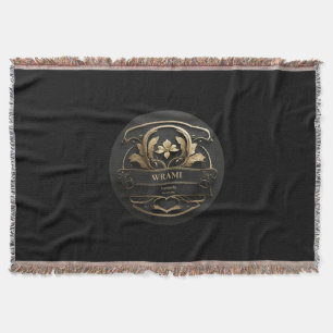 Wrami Logo, Designed by Kay Uwe Rott Throw Blanket