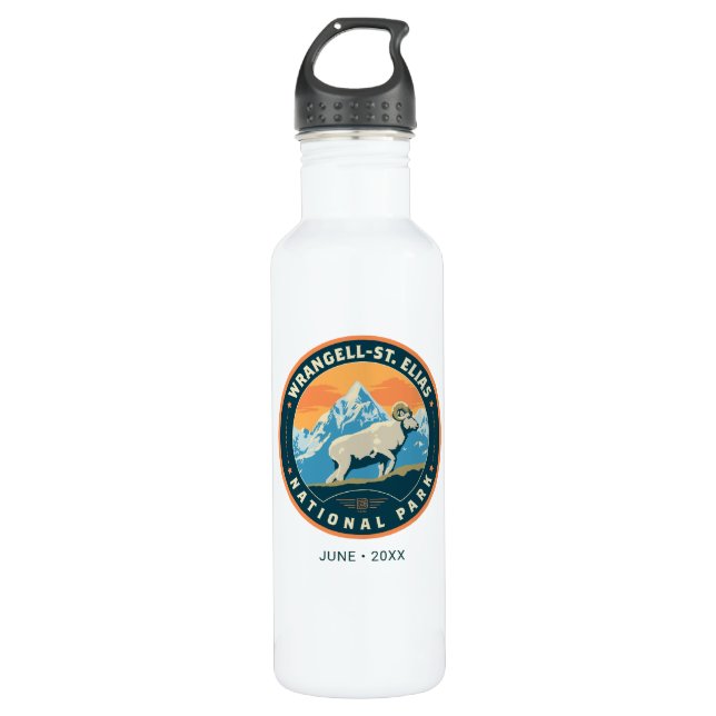 Wrangell-St Elias National Park 710 Ml Water Bottle (Front)