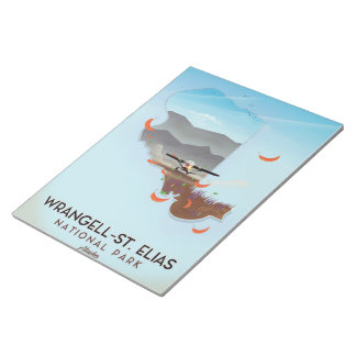 Wrangell-St. Elias National Park Alaska poster Notepad