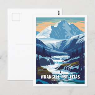 Wrangell St Elias National Park Alaska USA  Postcard