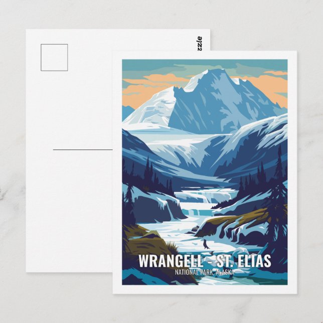 Wrangell St Elias National Park Alaska USA  Postcard (Front/Back)