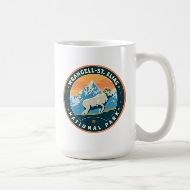 Wrangell-St Elias National Park Coffee Mug (Right)