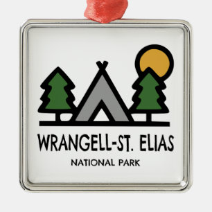 Wrangell-St. Elias National Park Metal Ornament