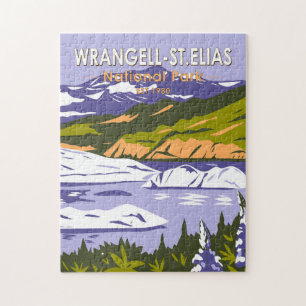 Wrangell St Elias National Park Nizina Lake Alaska Jigsaw Puzzle