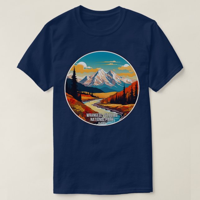WrangellStElias National Park Alaska TShirt (Design devant)