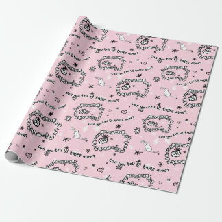 Wrap it in cat bums! wrapping paper