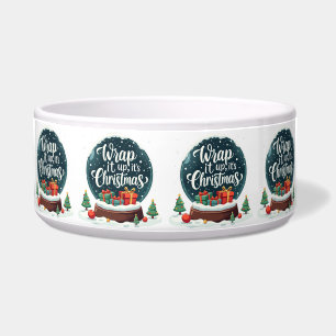 Wrap It Up It’s Christmas Snow Globe Design