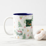 Wrap Merry and Bright Christmas Tree Mug<br><div class="desc">Wrap Merry and Bright Christmas Tree Mug 
Vibrant,  joyous designs,  this mug is a perfect blend of holiday spirit and functionality. The intricate Christmas tree pattern wraps around,  spreading warmth and merriment with every sip.</div>