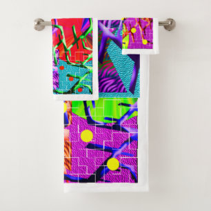 Wrap your bath space in vintage elegance. towel set