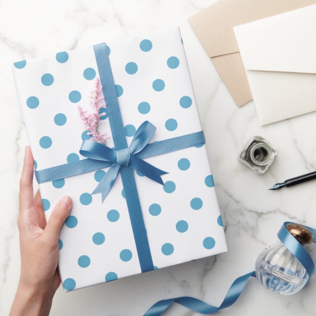 Wrap Your Gift in Sky Blue Serenity Wrapping Paper (Gifting)