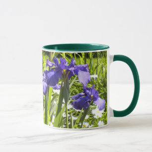 Wraparound Irises Mug