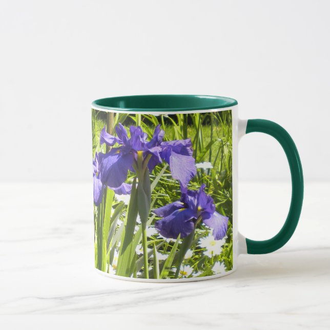 Wraparound Irises Mug (Right)