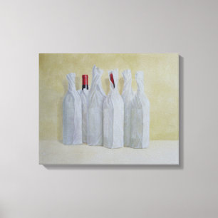 Wrapped Bottles Number 2 1990s Canvas Print