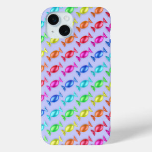 Wrapped candies with different colours iPhone 15 mini case