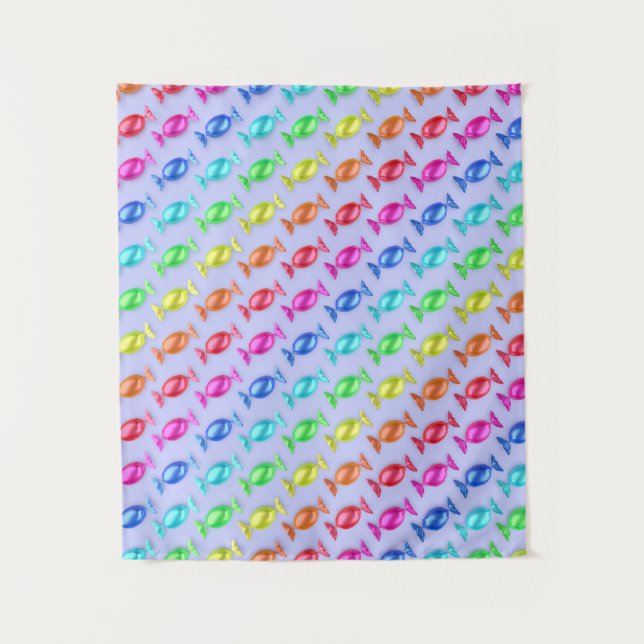 Wrapped candies with different colours tapestry (Front)