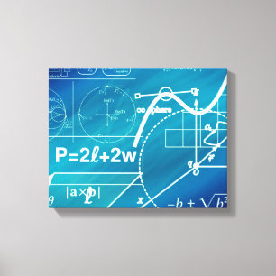 wrapped canvas geometry design