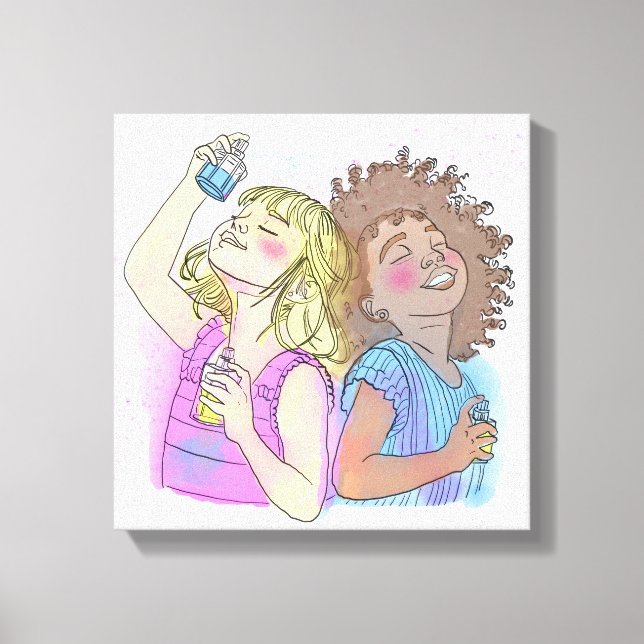 Wrapped Canvas Perfume Besties (Front)