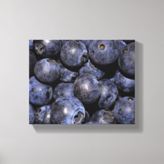 Wrapped Canvas Photograph-"Blueberries"