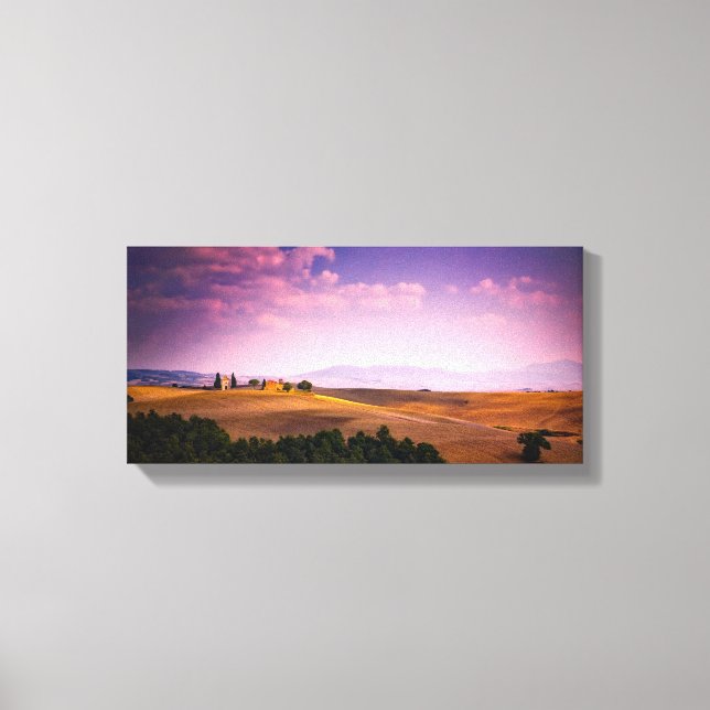 Wrapped Canvas Print - Landscape Italy (Front)