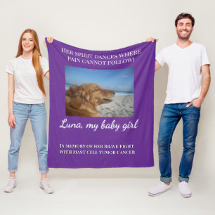 Wrapped in Her Gentle Light Fleece Blanket