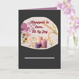  Wrapped in Love, Lit by Joy   Heartfelt Christmas Card