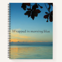 Wrapped In Morning Blue Coastal Nature