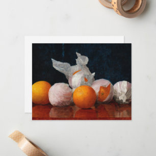 Wrapped Oranges by William Joseph Mccloskey Card