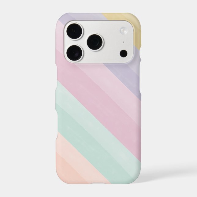 Wrapped Pastel Light Texture Unicorn Stripes Cute (Verso)