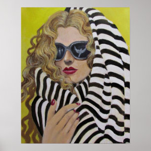 Wrapped up in a Beach Towel/ Poster