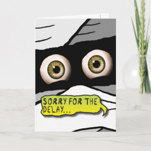 Wrapped Up Mummy Card