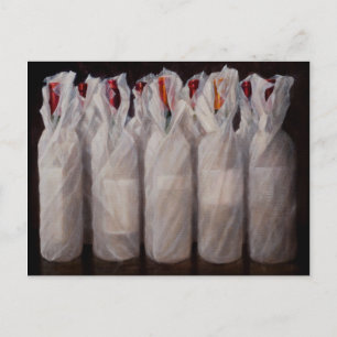 Wrapped Wine Bottles 2010 Postcard