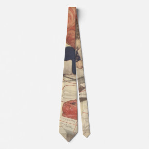 Wrapping Christmas Presents, Jessie Willcox Smith Tie