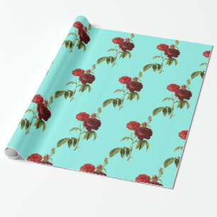 Wrapping Paper, 30" x 6' HAPPY SEED ROSE Paper