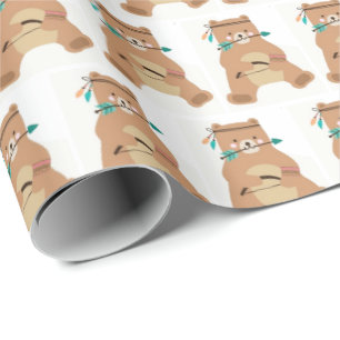 Wrapping Paper - Baby Brave Bear