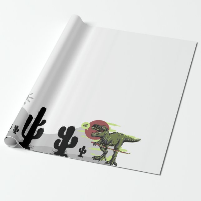 Wrapping Paper bigfoot  (Unrolled)