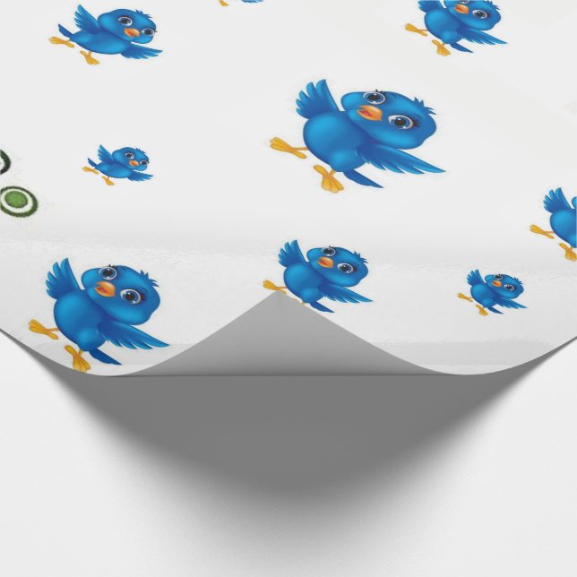 Wrapping paper Birds (Corner)