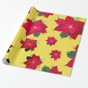 Wrapping Paper Christmas Flower