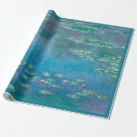 WRAPPING PAPER : CLAUDE MONET : WATER LILIES<br><div class="desc">WRAPPING PAPER : CLAUDE MONET : WATER LILIES</div>