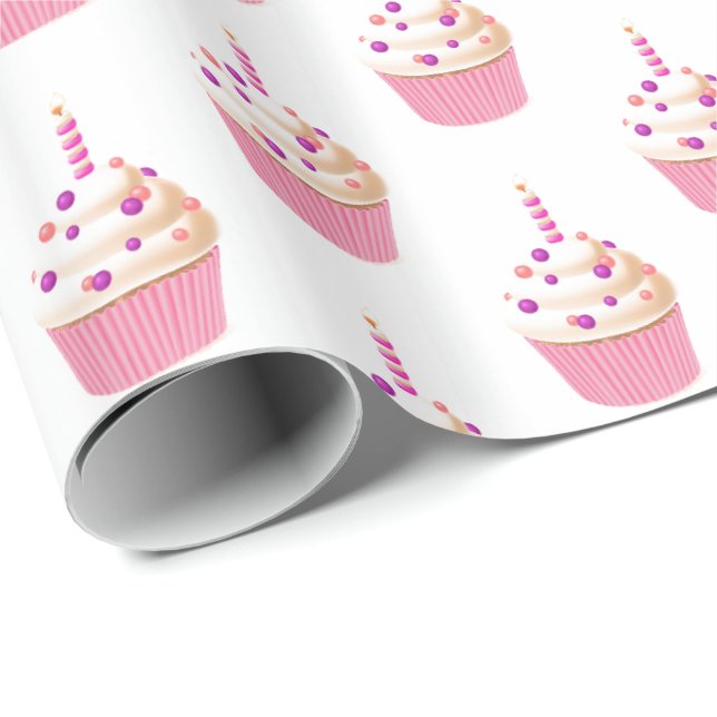 Wrapping Paper-Cupcake Wrapping Paper (Roll Corner)